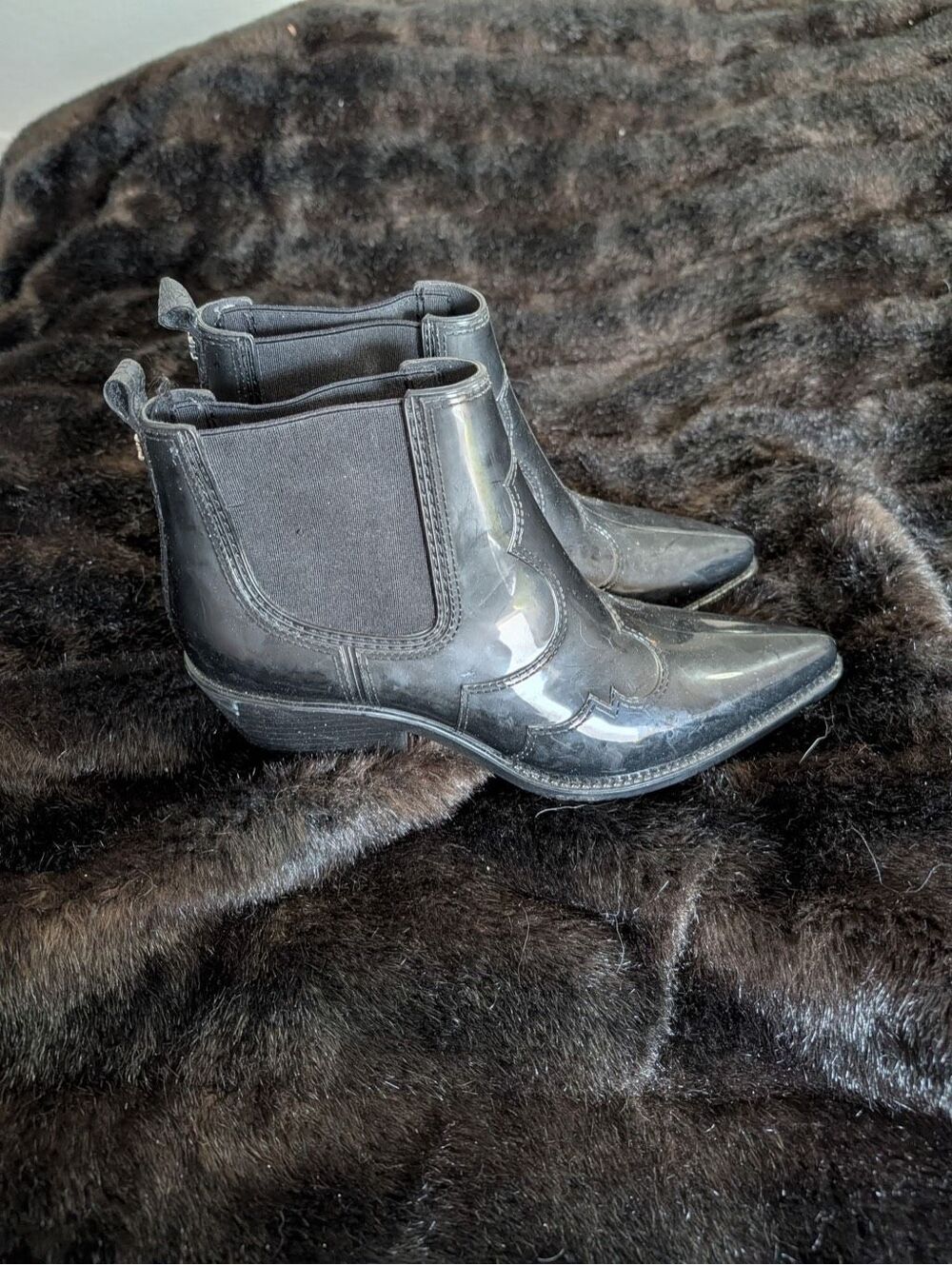 Sam Edelman Winona Western Ankle Rain Bootie Bootie shoes 9